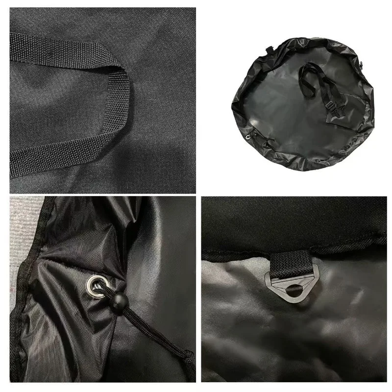 600D Waterproof Wetsuit Storage Bag Portable Beach Quick Changing Mat Swim Gear DryBag with Handle Shoulder Strap Diving Surfing