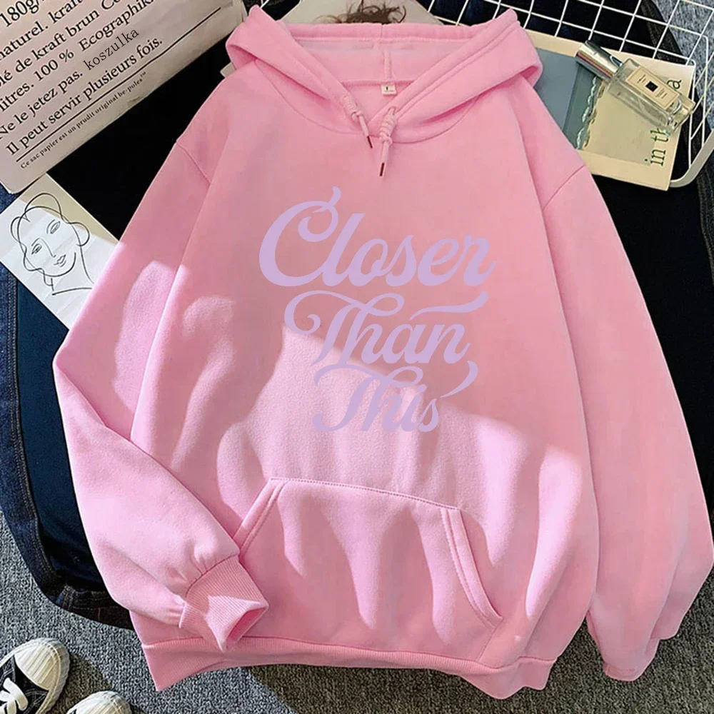 Jimin Closer Than This Hoodie 2024 Fashion Women Hoodies Harajuku Aesthetic Clothes Unisex Fleece Pullover Sweatshirt Vintage