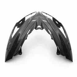 For KAWASAKI ER-6F ER6F 2012 2013 2014 2015 2016 Ninja 650 Upper Front Nose Headlight Fairing Carbon Fiber Color