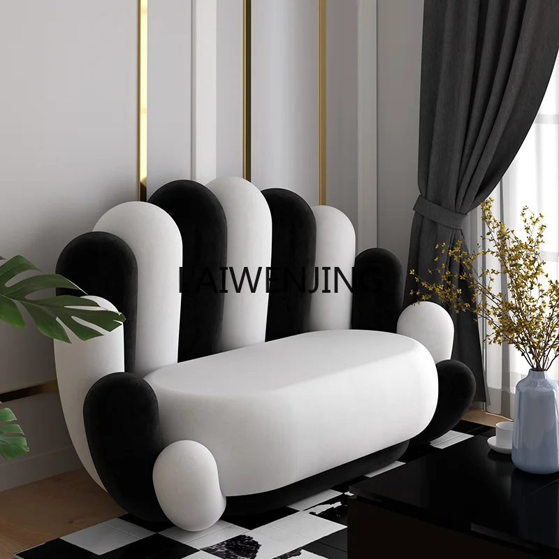 HLZ fabric sofa clothing store rental house guest sofa Internet celebrity