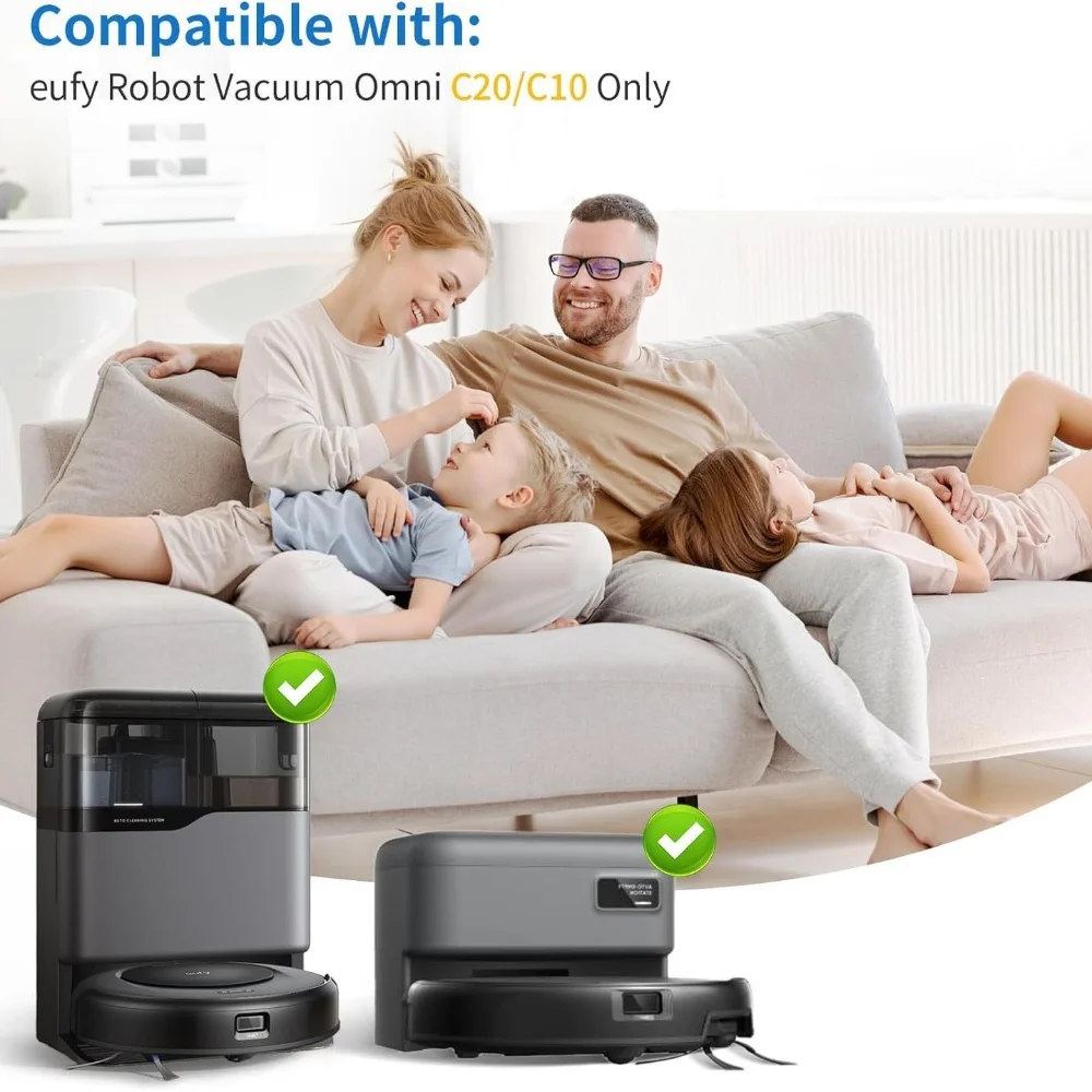 Adapted to Eufy C20 omni/C10 sweeping robot accessories activated carbon non-woven vacuum bag dust collecting bag garbage bag