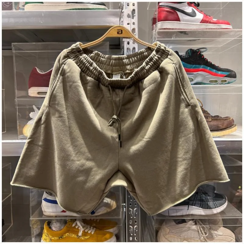 

American High Street ey Sports Hip Hop Cuffed Five-Quarter Casual Pants Men's Summer plus Size 300 Pou Trendy Brand