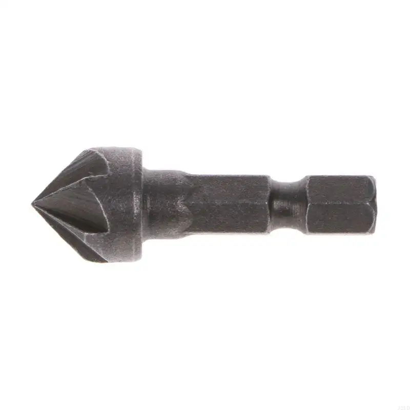 A2UD 6 Flöte Countersink Drill Bit 90 Grad Punktwinkelkamm schneiden Holzbearbeitung