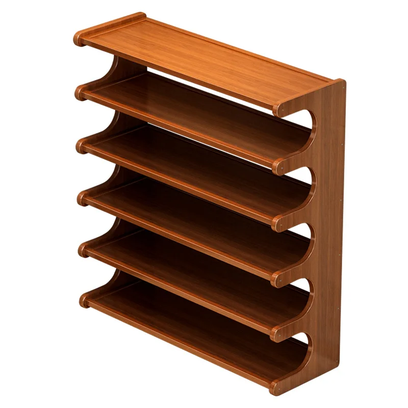 #Modern Home Storage Wooden Multilayer Shoe Rack Dust Door Simple Design Entry Apartment Villa Bedroom Living Room Furniture