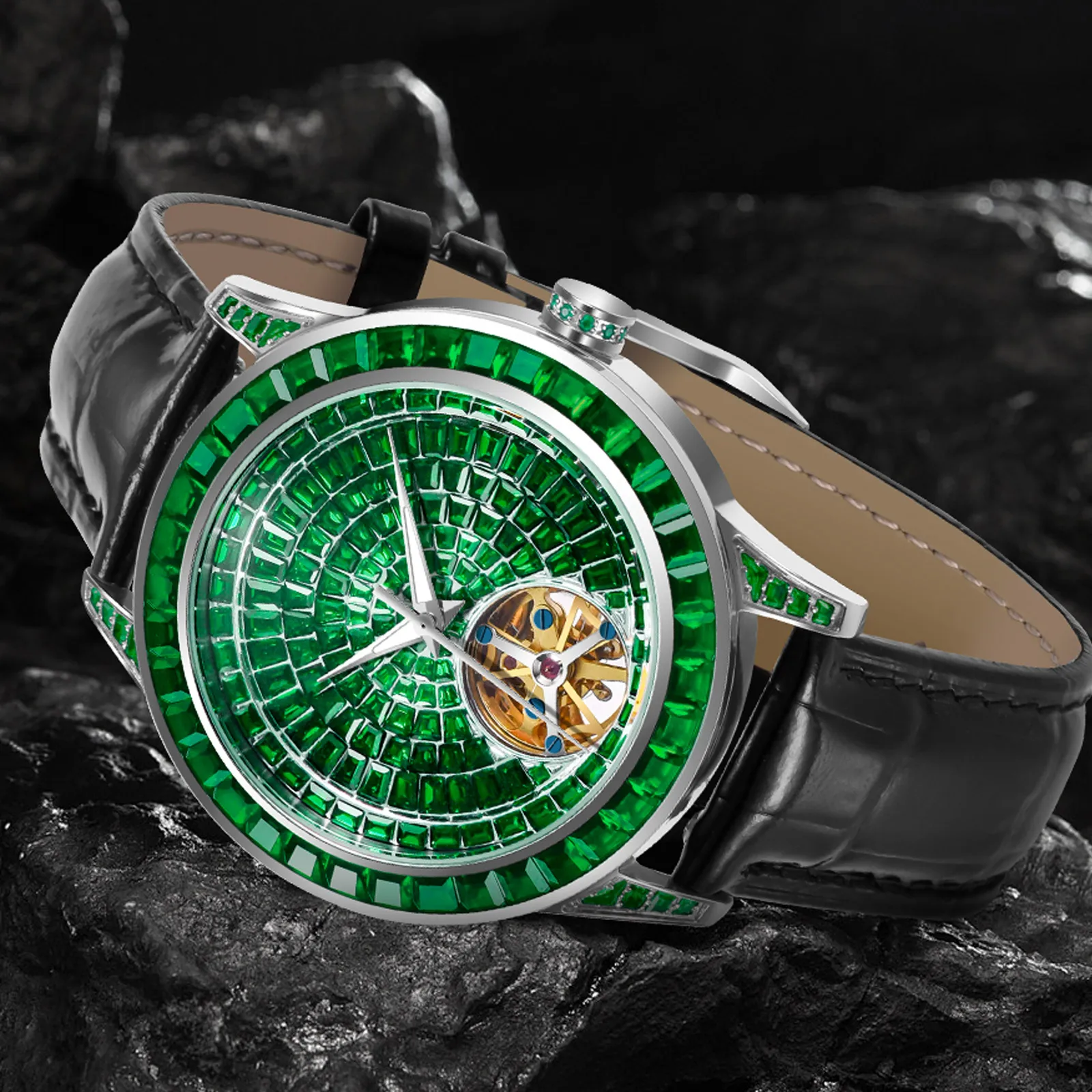 PINDU Brand Design New 43MM Me - Luxury Watch With Rubber Strap review and price
