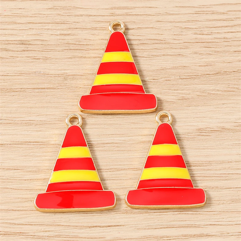 10 Stück Mix Emaille Feuer Thema Feuerwehr Werkzeuge Charms Anhänger für Schmuckherstellung Tropfen Ohrringe Halsketten DIY Handwerk Zubehör – Detail 12