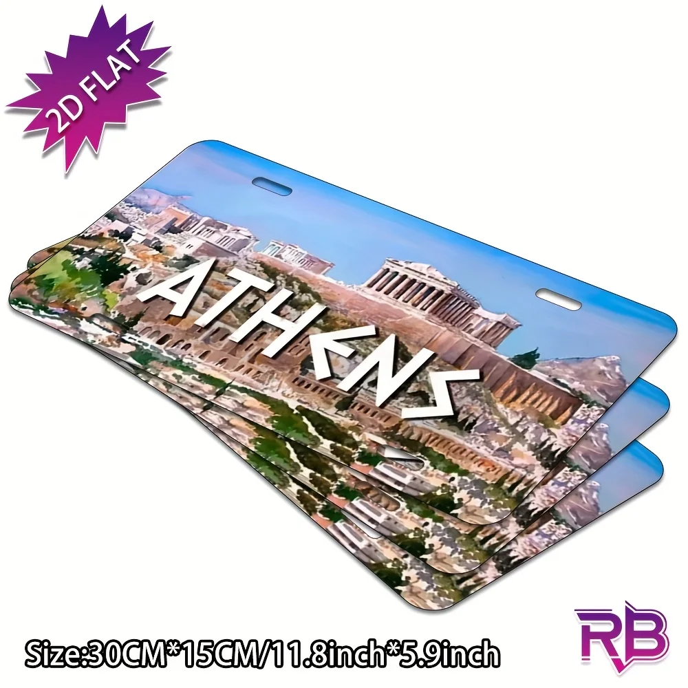 2D Flat - 1pc 2D Flat Sign | Athens Wall Art With 