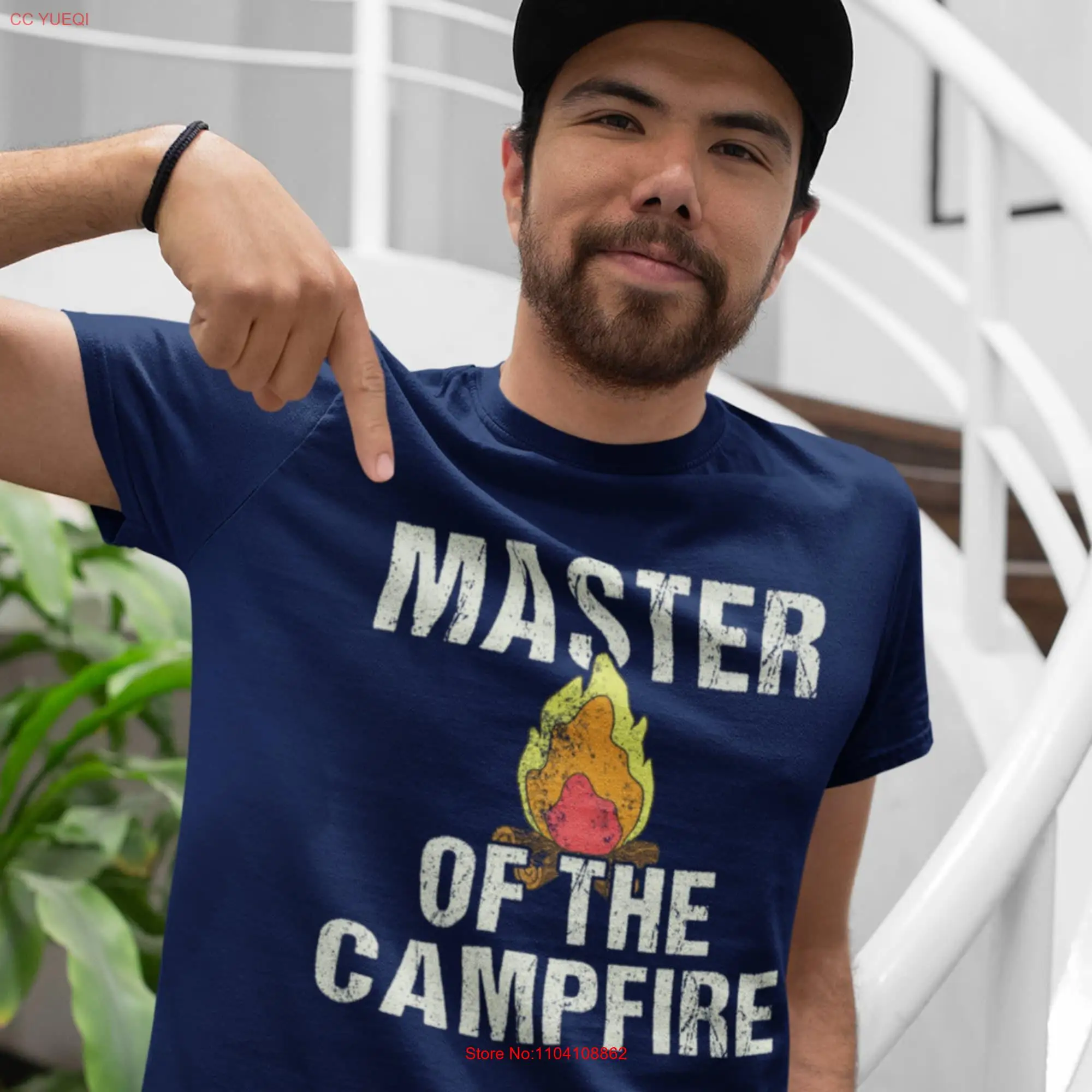 Master Of The Campfire Funny Camping And Summer Camp  T Shirt long or short sleeves