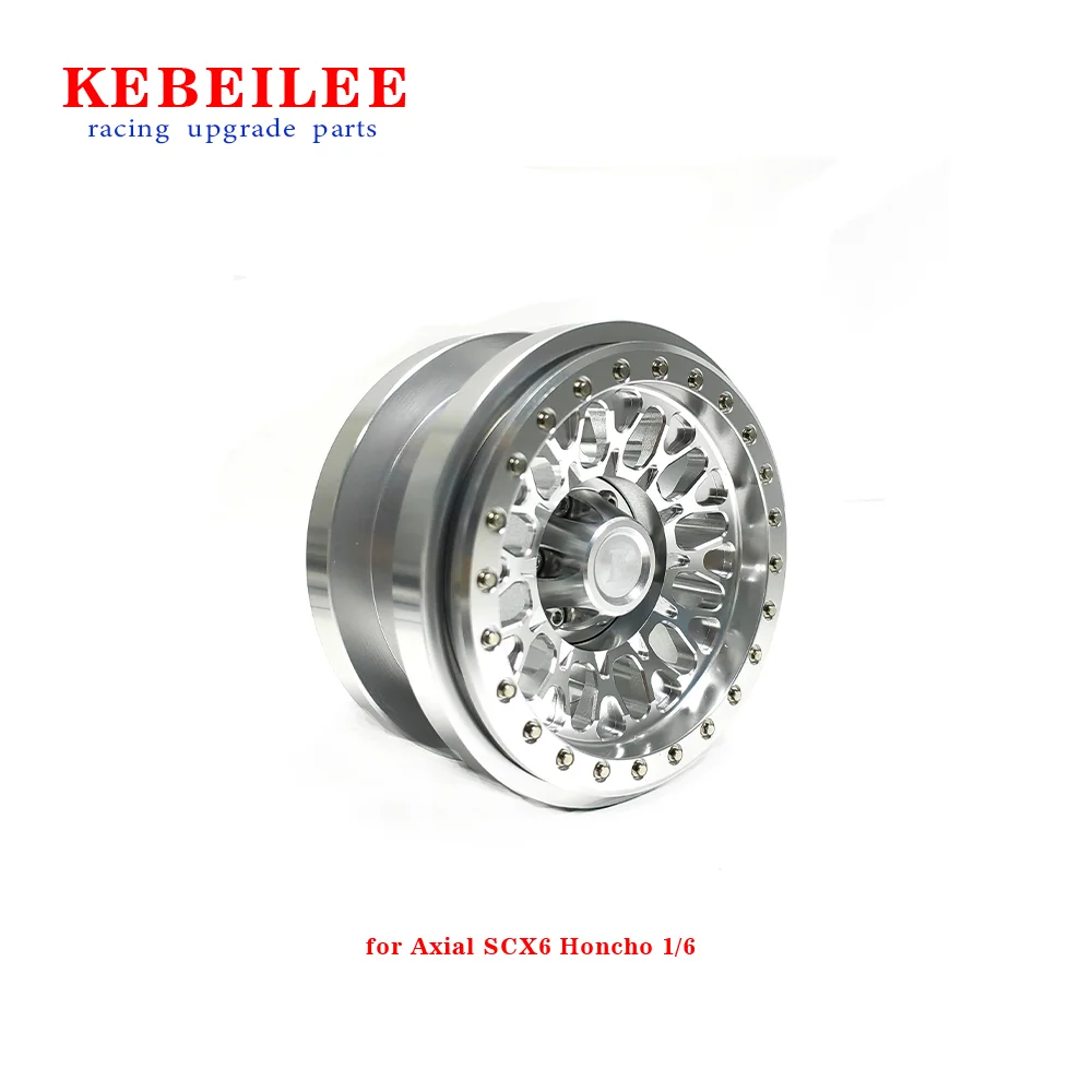 KEBEILEE CNC 2.9\'\' Aluminum Bead Lock Wheel For Axial SCX6 Trail Honcho 1/6 1pcs