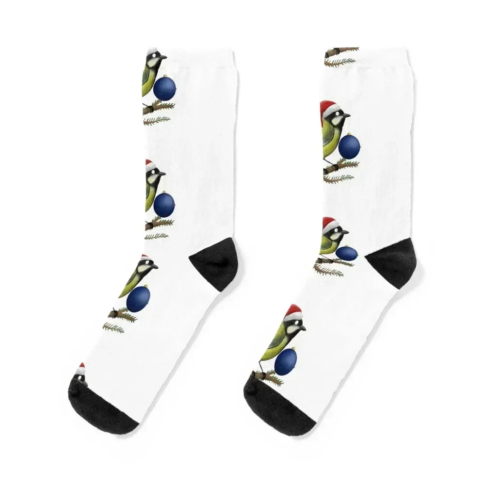 

Christmas great tit Socks kids moving stockings Argentina Socks For Women Men's