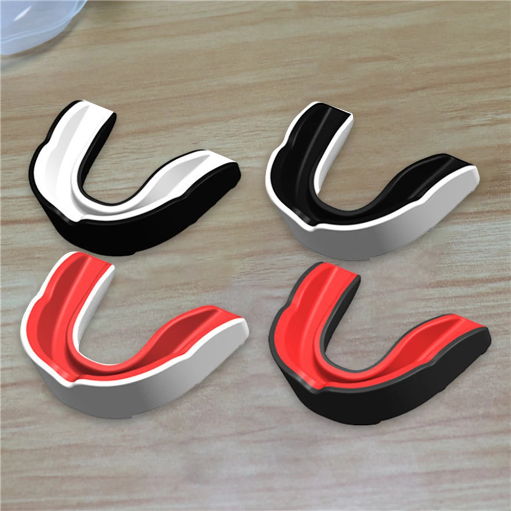 4Pcs Sports Mouthguard Mouth Guard Boxing Gum Shield for Football Wrestling Hockey Lacrosse Boxing for Contact Combat Sport