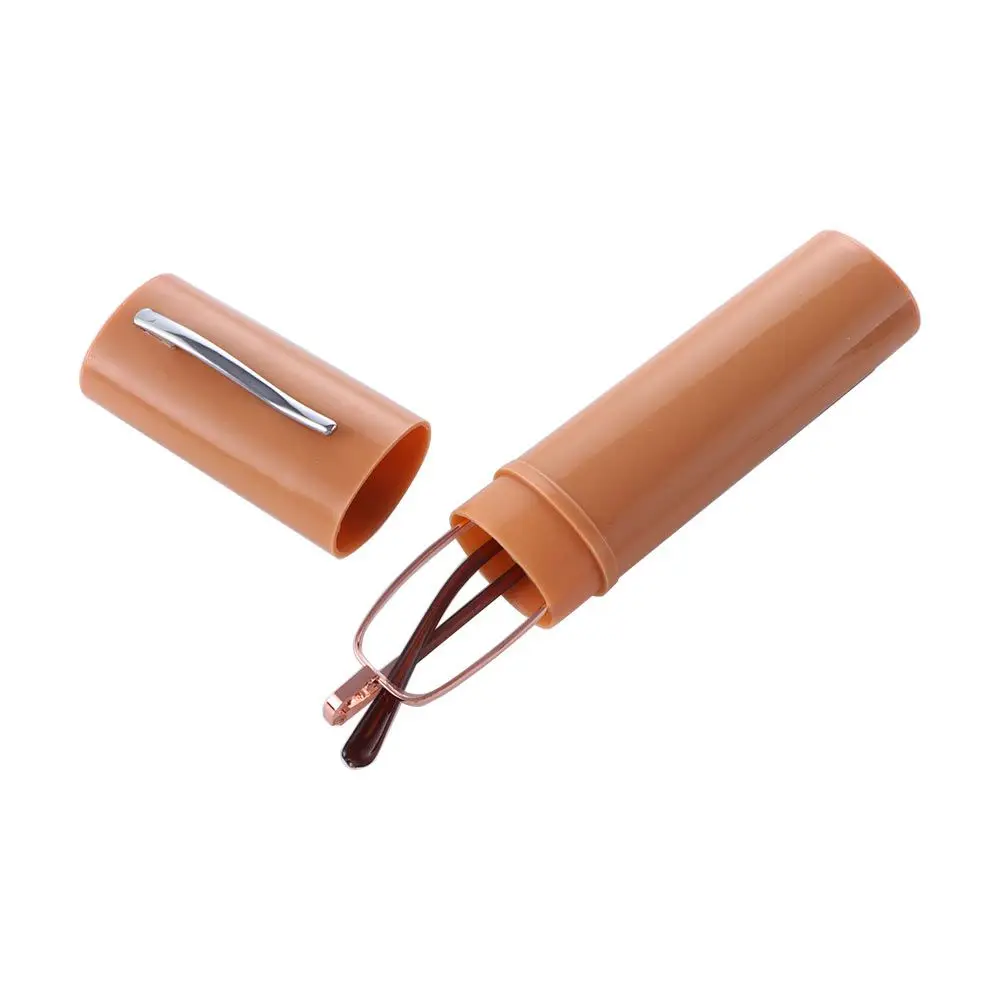 +1.0 1.5 2.0 2.5 3.0 3.5 4.0 Reading Glasses Women Men Ultralight Portable Mini Hyperopia Glasses Presbyopia With Pen Tube Case