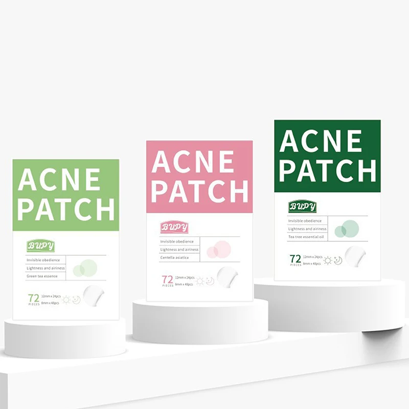 72 قطعة بقع حب الشباب غير مرئية مكافحة حب الشباب بقع الغروانية المائية البقع علامات المخفي إصلاح ملصق مقاوم للماء #2
