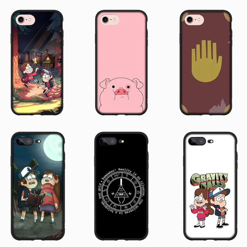 Gravity Falls Pig Waddles Casing Phone Cover for Apple iPhone 16 15 14 13 12 11 Pro Max 6 6S Plus + SE 16+ Soft Case