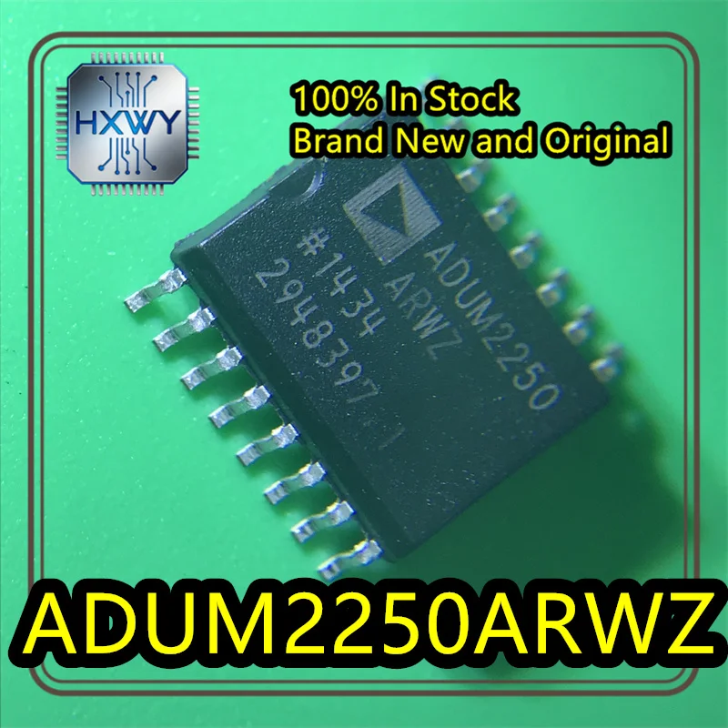 (1/5 piece) ADUM2250ARWZ ADUM2250 SOIC16 Dual Channel I²C Hot-swappable Digital Isolator, 100% New, Original, In Stock,