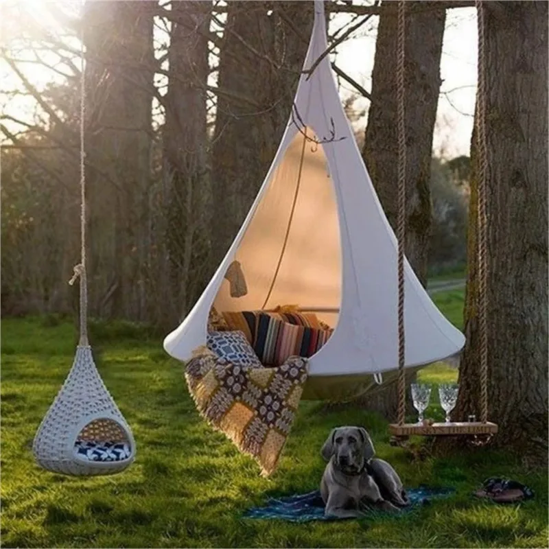 WolFAce Outdoor Garden Camping Hammock Swing Chair Children Room Toy Hanging Sofa Tent Butterfly Swing 2022 New Dropshipping