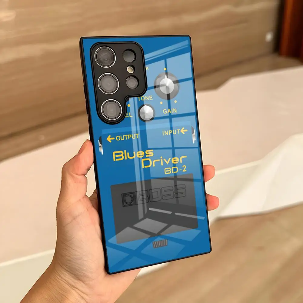 Guitar Pedal Phone Case For Samsung S26 S24 Ultra S25 S23 S22 S20 Fe S21 Plus A54 A24 A53 A16 A13 Glass Cover