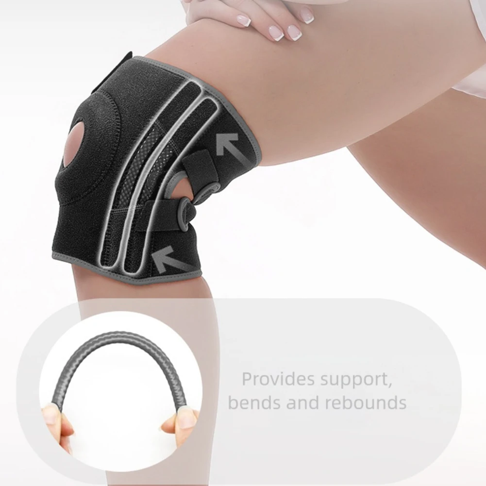 

Comfortable Knee Support Guard Silicone Shock Resistance Breathable Material S/M-L/XL Sizes For Sports & Recovery