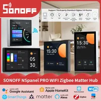 SONOFF NSPanel Pro 120 Smart Home Control Panel Touch Screen Zigbee 3.0 Gateway Voice Control Via Alexa Google Matter E-wlink
