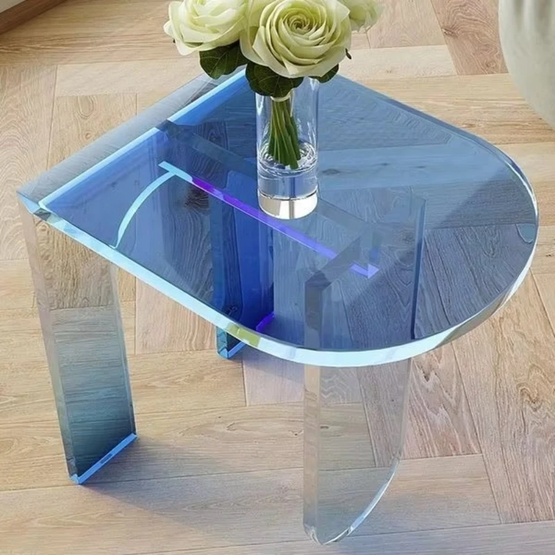 

Modern acrylic square coffee table with side table furniture to create a personalized home