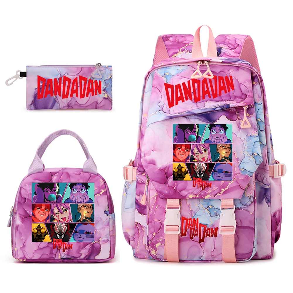 ensemble-de-sacs-a-dos-d'ecole-dandadan-anime-pour-enfants-3-en-1-leger-sac-a-dos-d'etudiant-avec-pochette-a-lunch-et-trousse-a-crayons