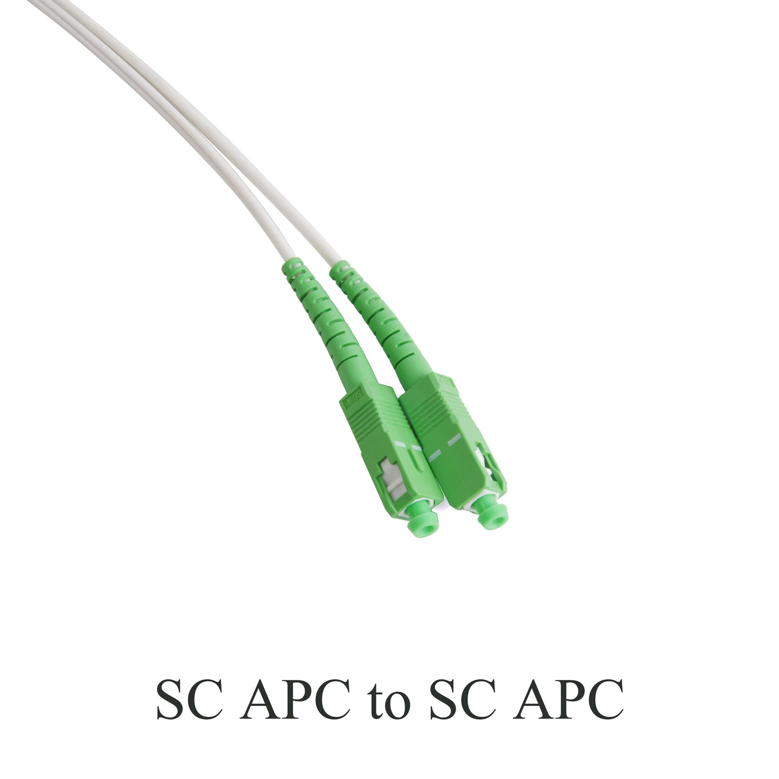 Cable de fibra óptica APC SC a SC, Cable de extensión interior de 1 núcleo, modo único óptico, Cable de parche de conversión simple, 3M/5M/10M/15M/20M