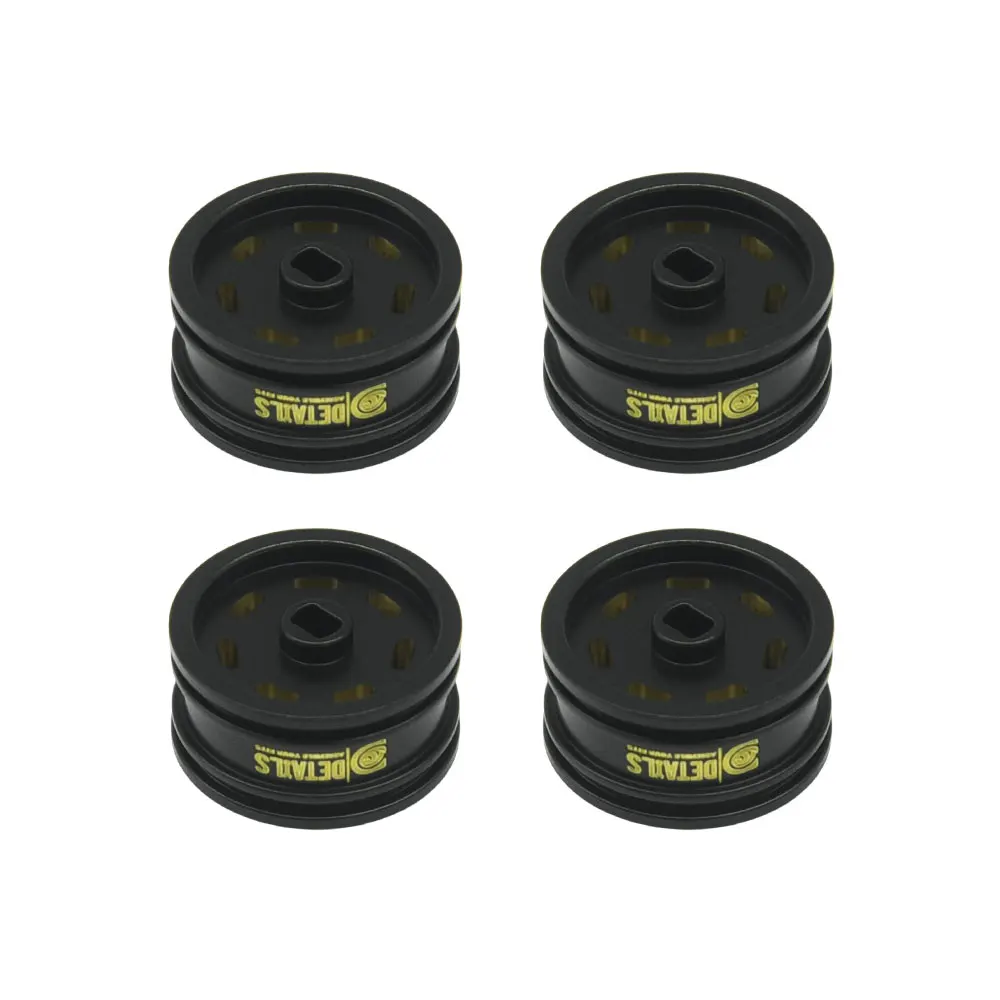 Messing 0,7 "wielkastset voor SCX30 auto's upgrade-onderdelen 4 stks/set