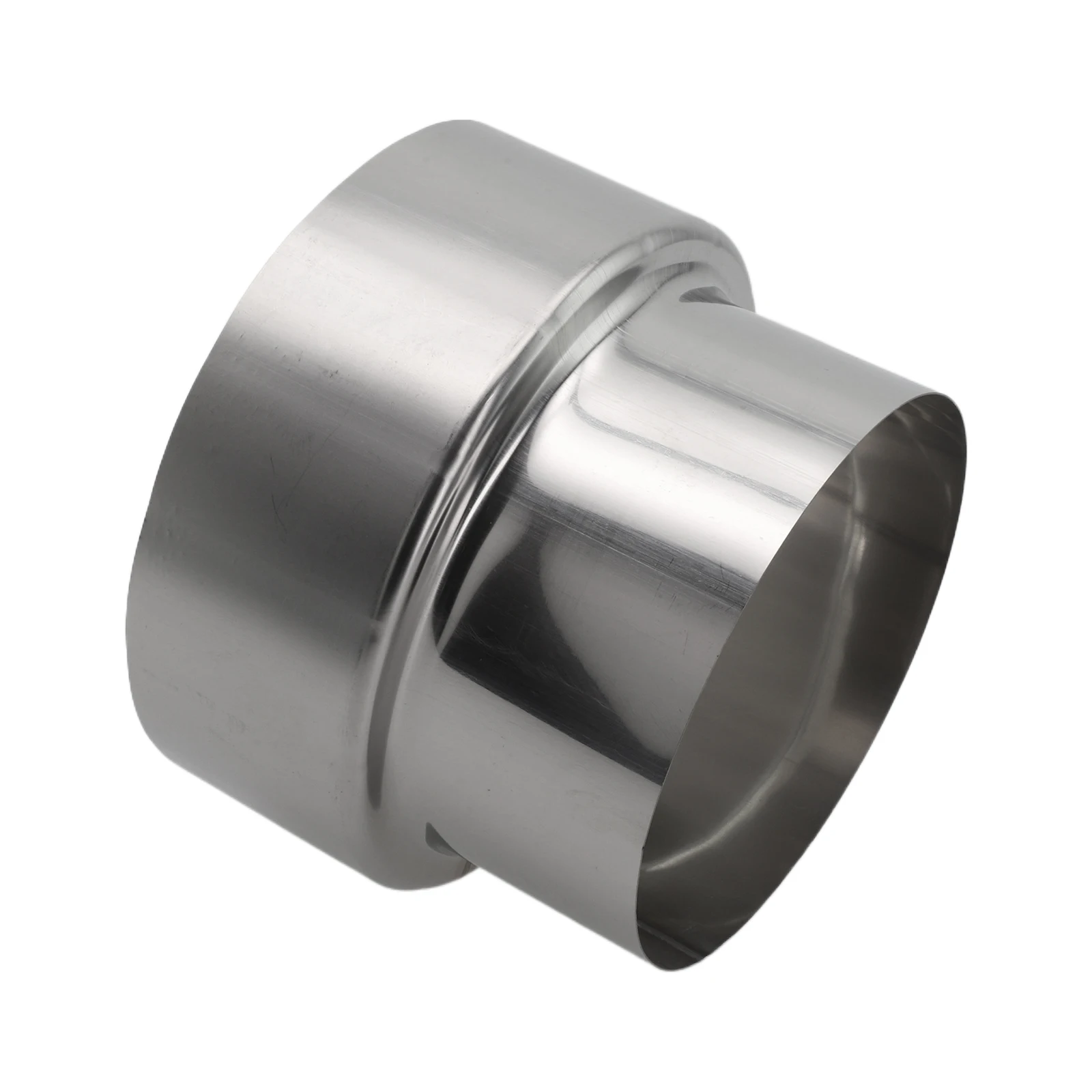 Chimney Duct Adapter 120mm to 100mm in Stainless Steel for Safe and Efficient Venting of Hot Gases from Heating Units