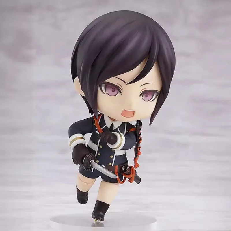 New Ouken Ranbu Q version Nendoroid Yauken Toshiro, face changeable, figurine, ornament For Children's Gifts