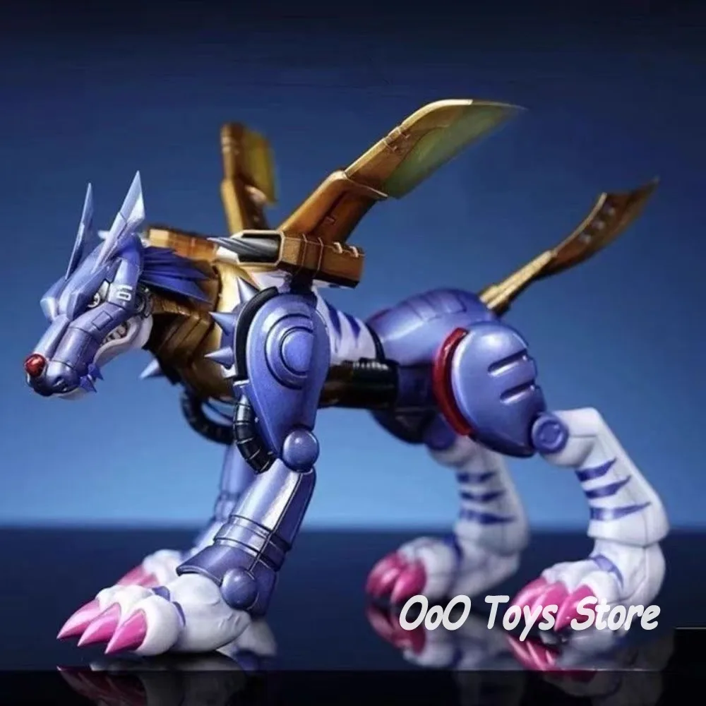 9 سنتيمتر أنيمي ديجمون مغامرة الشكل المعادن Garurumon عمل أرقام البلاستيكية جمع نموذج لعب للأطفال الهدايا