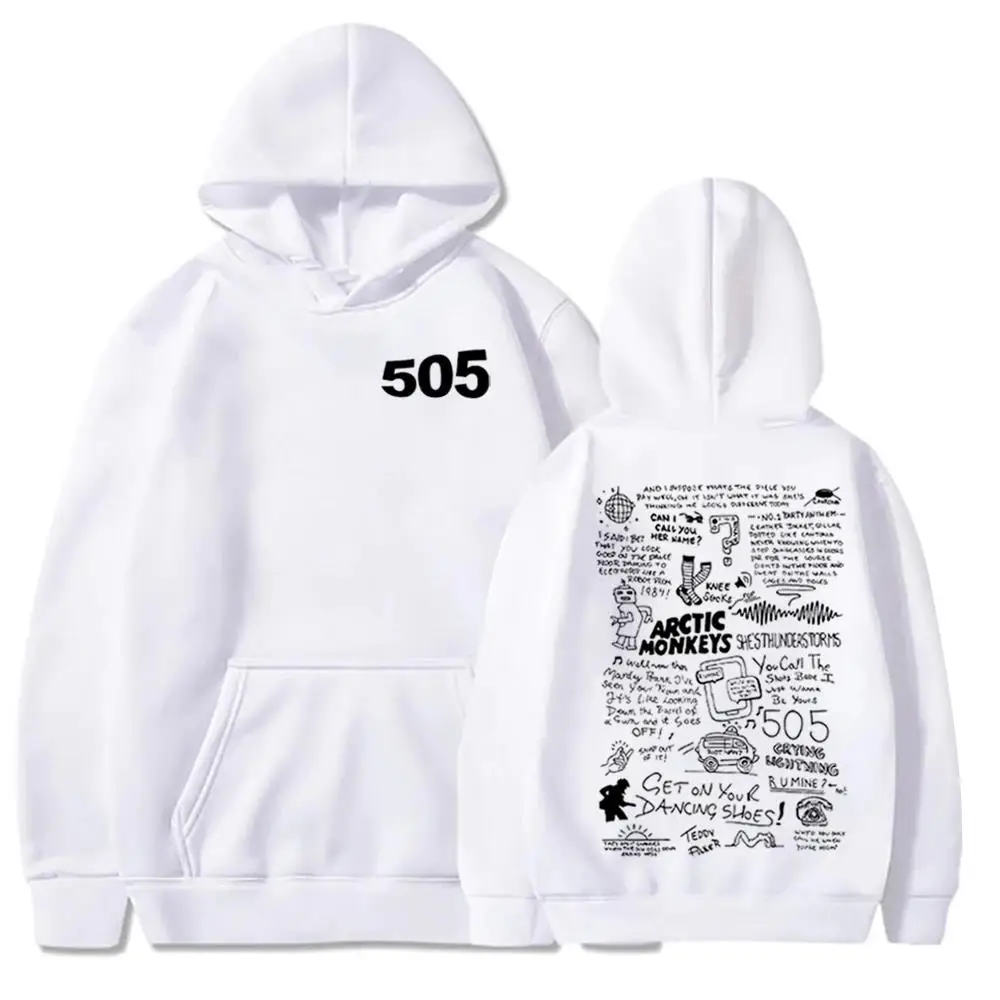 505 Hoodie Arctic Monkeys Music Merch Gift for Fan Pullover Tops Streetwear  Unisex