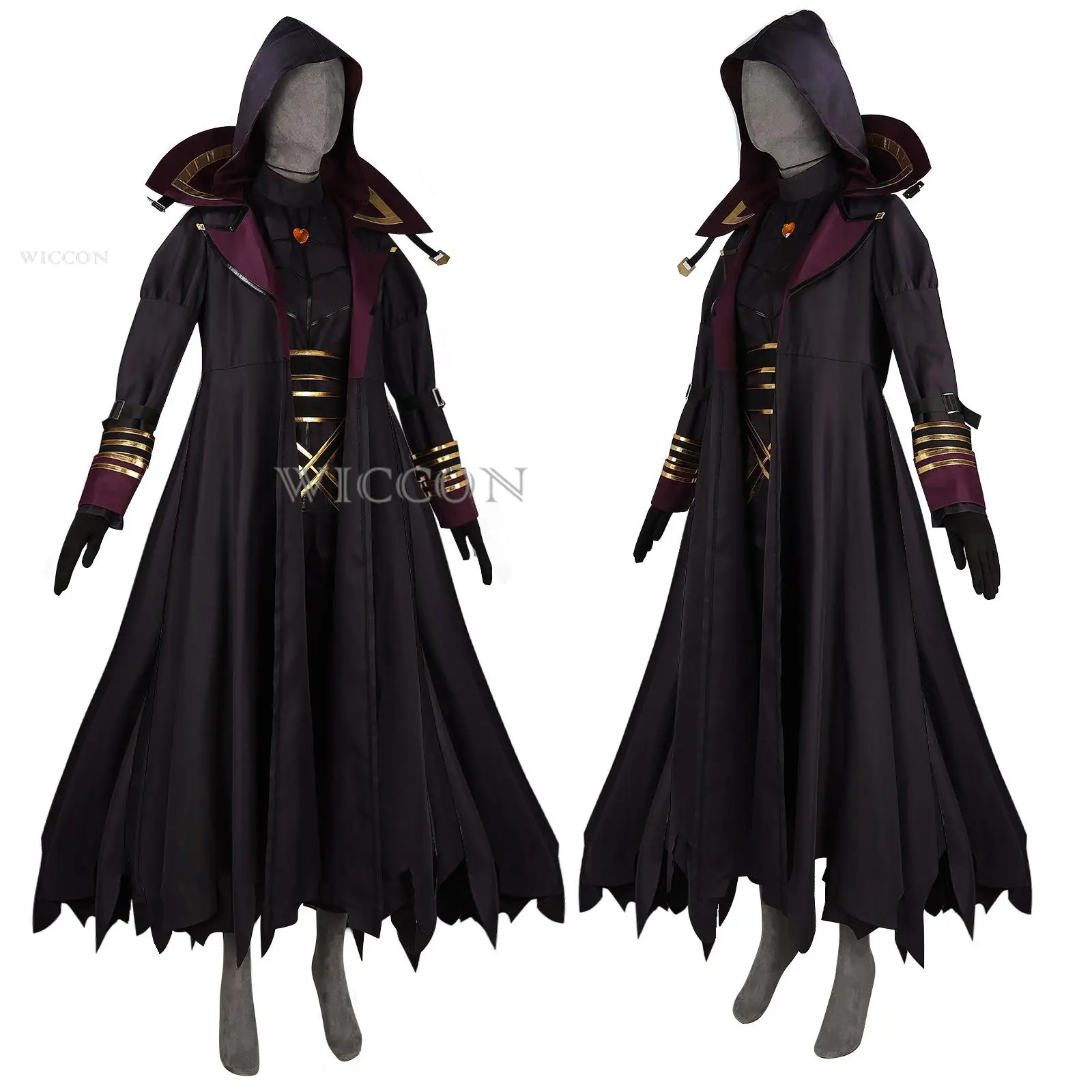 Anime The Eminence in Shadow Cosplay Cid Kagenou Costume  Leader of Shadow Garden Halloween Fancy Outfit Cloak for Men Adult