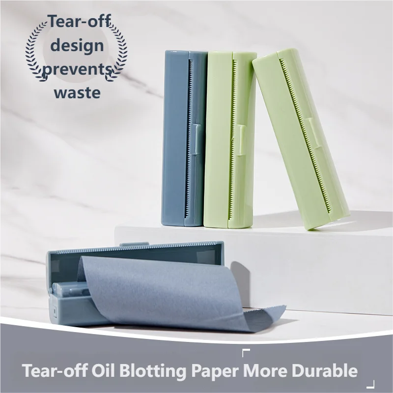 

NEW Tear-off Facial Blotting Sheets Oil-Control for Men and Women Refreshing and Setting Makeup Oil-Absorbing Facial Papers