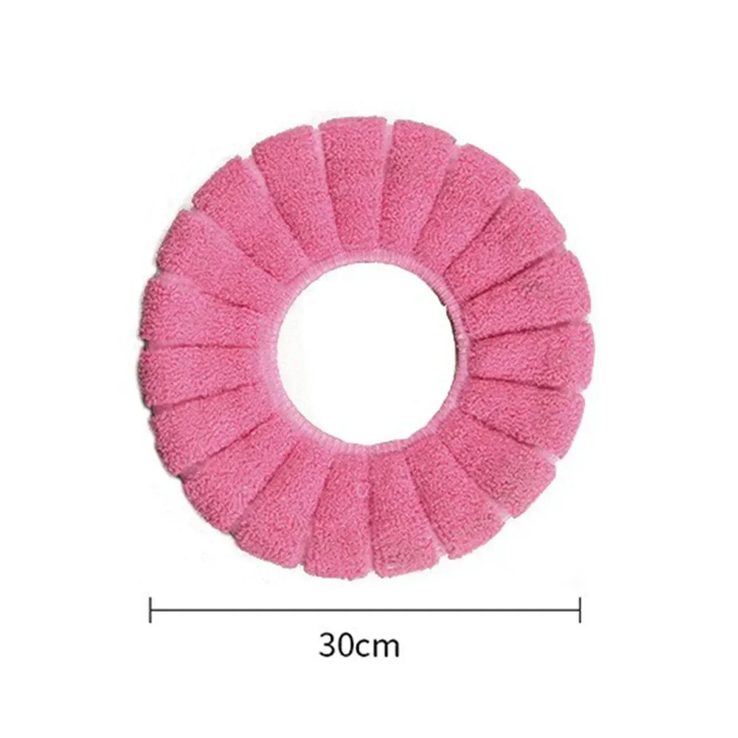 Soft Thickeneded Toilet Seat Cover Winter Warm Toilet Mat Toilet Seat Household Bathroom Toilet Pad Cushion Closestool Accessory