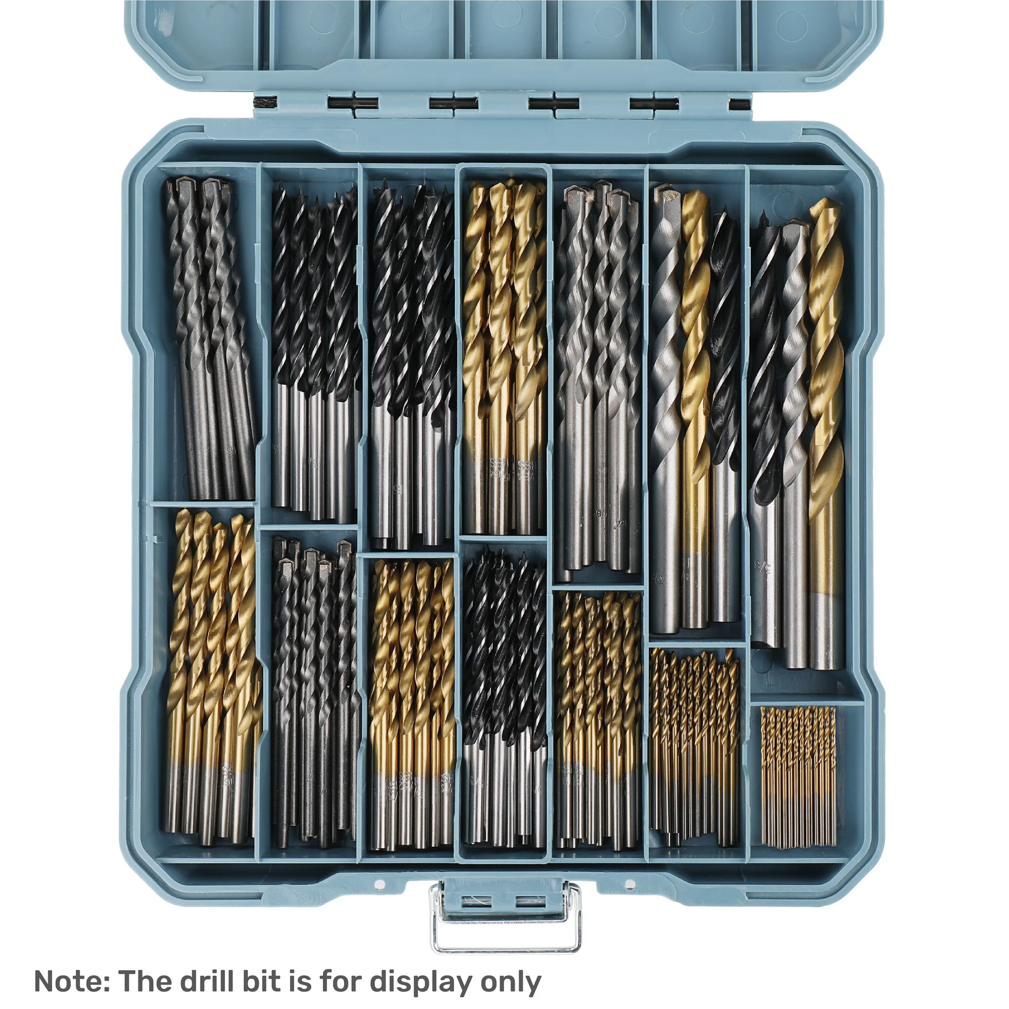 1pc Drill Bits Storage Box Toolbox Woodworking Drill Bit Storage Container Nail Cutters Bit Organizer Case Tool Accessories