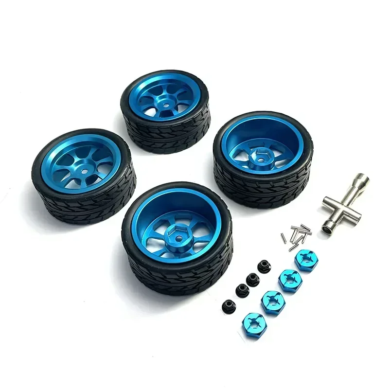 

Suitable for WLToys 1:12 1:14 1:18 RC car accessories 124016 124017 124018 124019 144001 A959 and other metal upgrade wheels