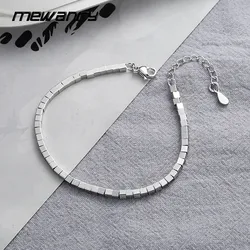 Mewanry Handmade Cube Geometric Beaded Bracelets For Women Couples New Fashion Minimalist Classic Party Jewelry Gifts Wholesale