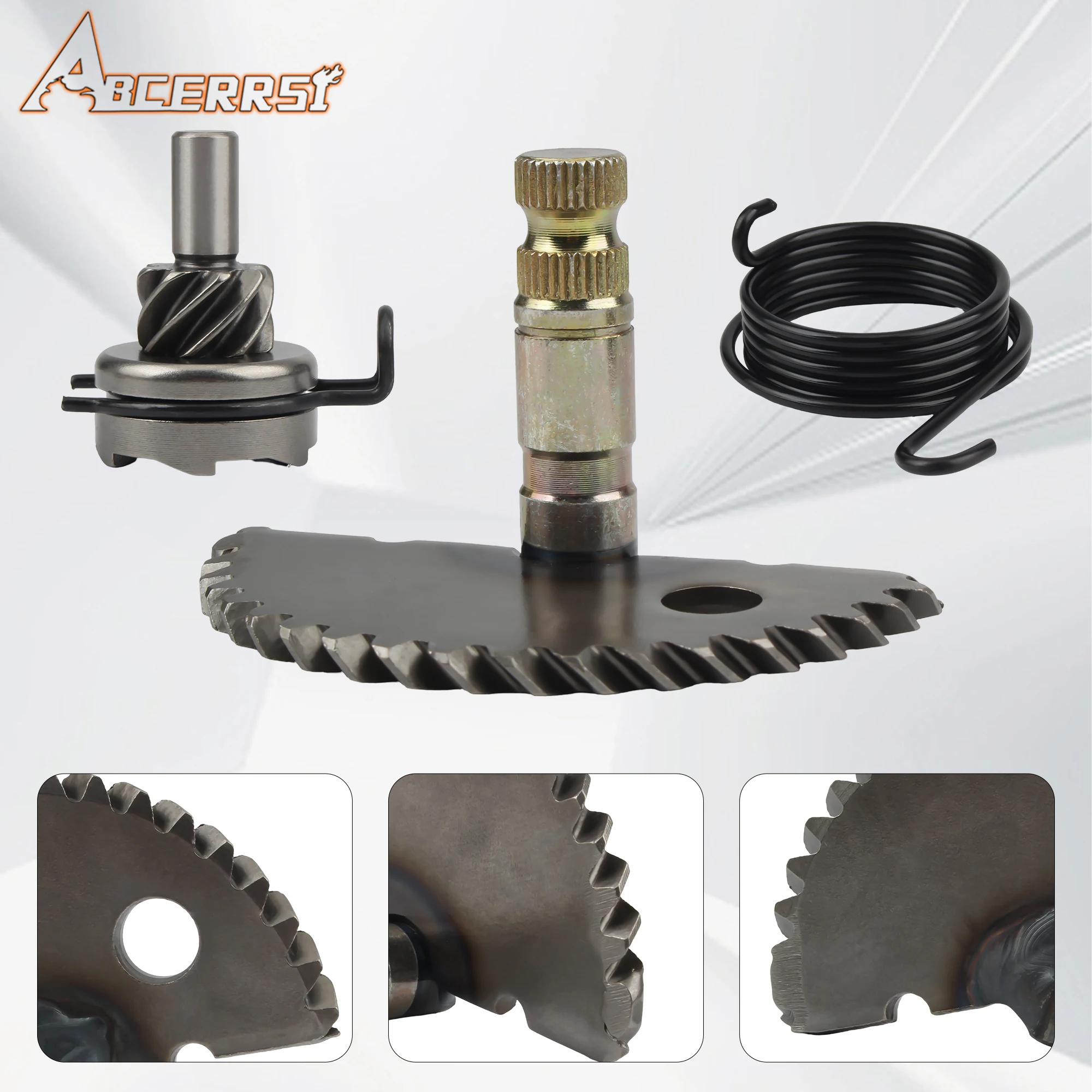 

ATV UTV Motorcycle Scooters Starter Shaft Kit Starter Lever Shaft Gear Assembly Kit For GY6 49CC 50CC 80CC 100CC 139QMA 139QMB