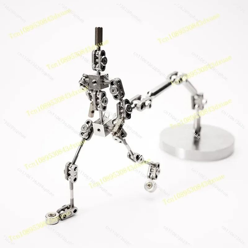 Full metal frozen frame animation character skeleton stainless steel skeleton