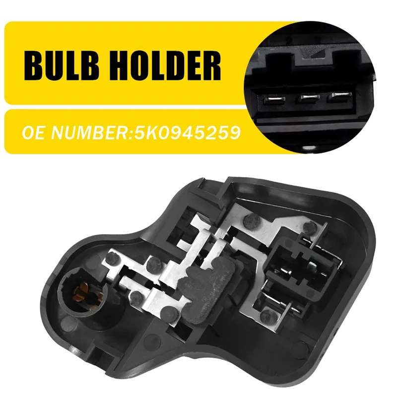 

Для VW Golf 6 MK6 2009-2013 5K0945259 задний левый внутренний держатель лампы заднего фонаря держатель лампы заднего фонаря