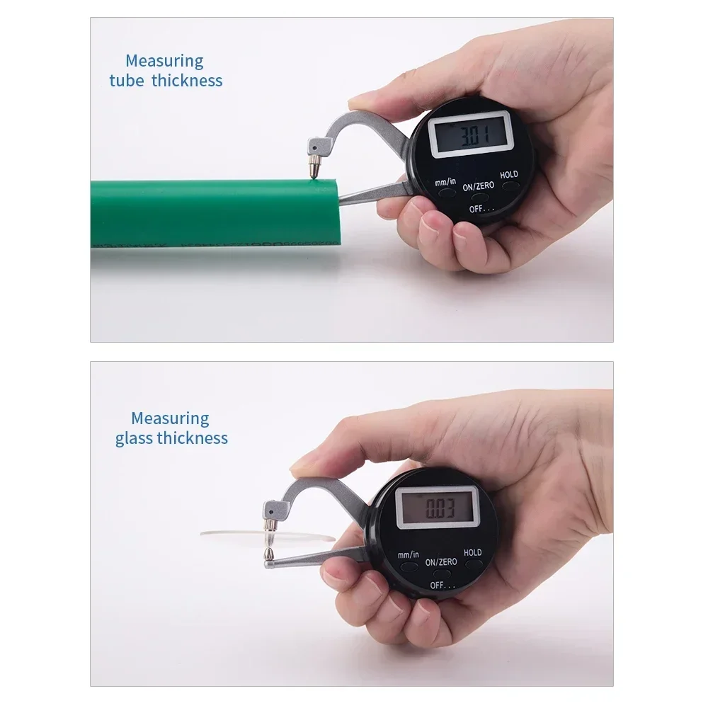 0-25 mm 0.01mm Digital Outside Caliper Thickness Gauge Measurment For Thickness Of Tube/ Steel Plate/ Lens