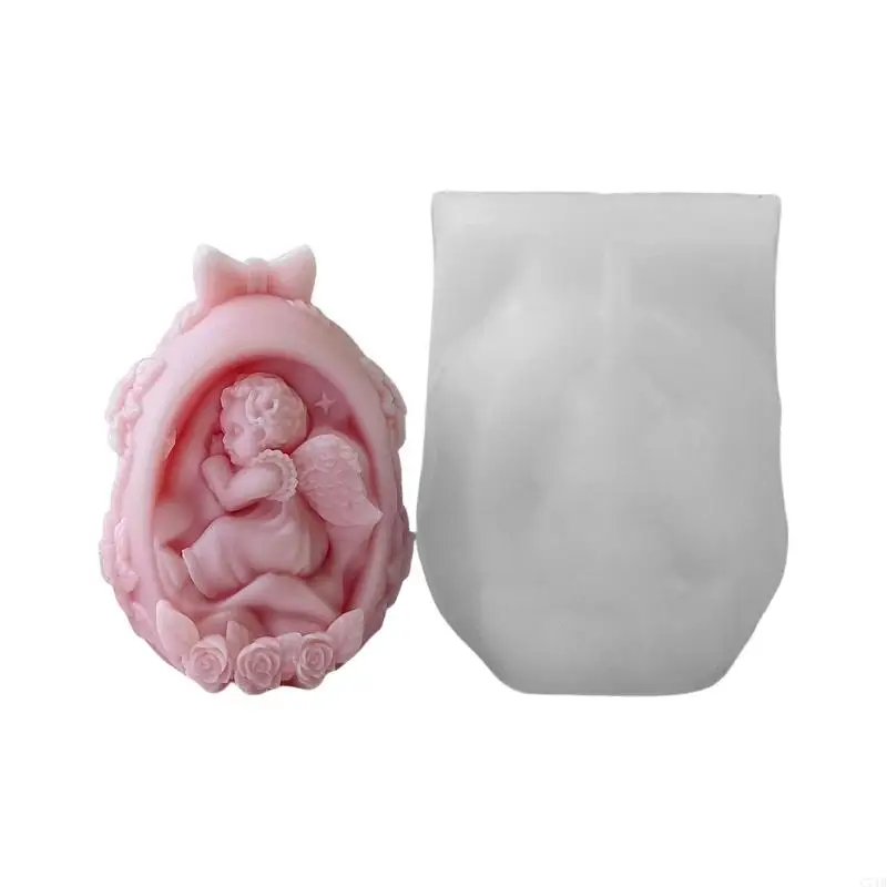 C71B Versatile Silicone Display Mold For DIY Baby Angel Eggs And Festival Decoration