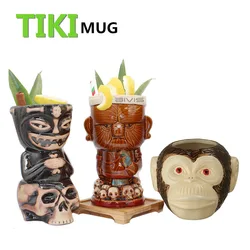 Tiki Mug Tiki Tumblers Ceramic Hawaiian Party Mugs Glasses