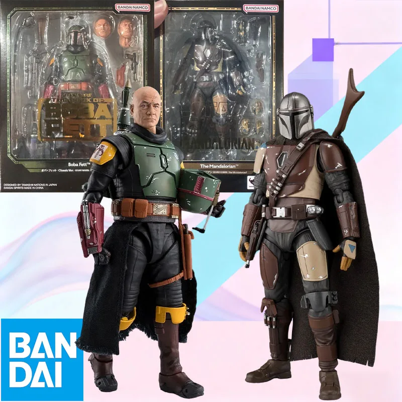 

Brand New Original Box Genuine Product BANDAI S.H.Figuarts Star Wars The Mandalorian & Boba Fett Classic Ver. Action Figure Set