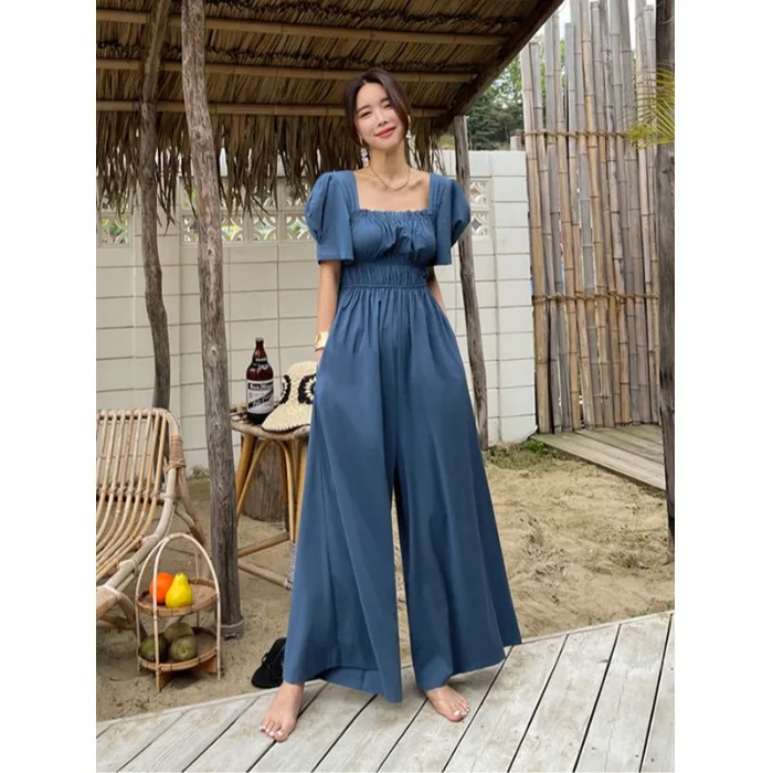 

Faionable Korean Sle Suit Casual Slimming Wide Leg Pants Dr for Women Spring Summer Autumn Winter