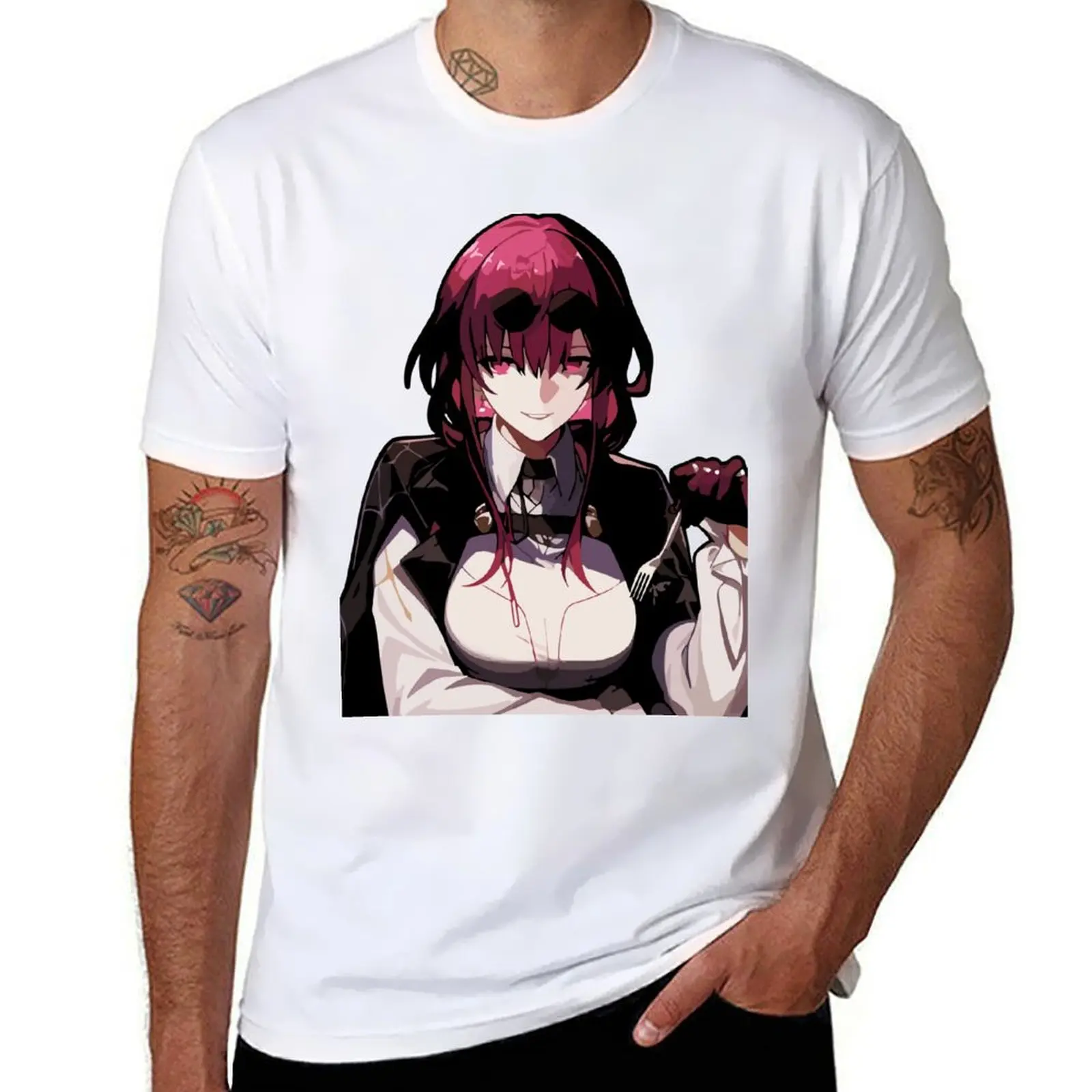 

Kafku Honkai Star Rail T-Shirt man t shirts graphic man t shirts for men man t shirt summer T-shirt