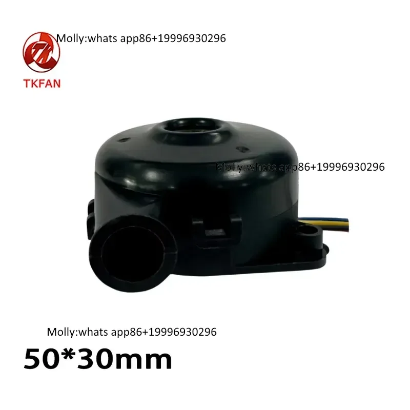 Peniup Udara Mini 24V Tekanan Tinggi 2.9kpa Blower Sentrifugal 28000rpm Motor Tanpa Sikat 3-Fasa Kipas Turbo untuk Stasiun Penyolderan