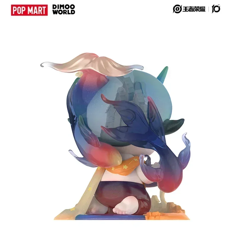 POP MART Dimoo World X Honor of Kings 10th Anniversary Blind Box Śliczny model dekoracyjny na biurko, prezent dla dziewczynek
