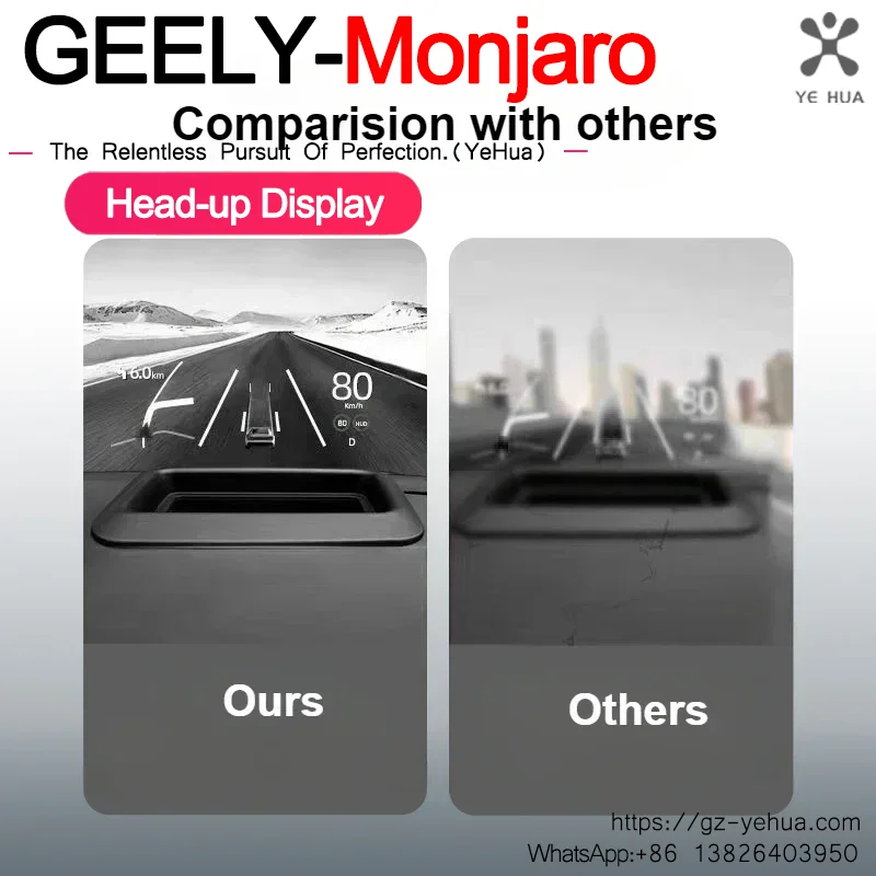 For GEELY Monjaro Manjaro Xingyue L KX11 2021-2024 Head Up Display HUD Automotive Parts Automotive Modification Parts