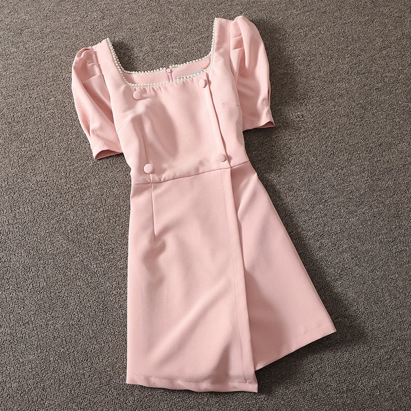 Ele High-Waist One-Piece Pants for Women Summer 2025 Embellied with Beads Wide Leg Commute Sle ort Pants